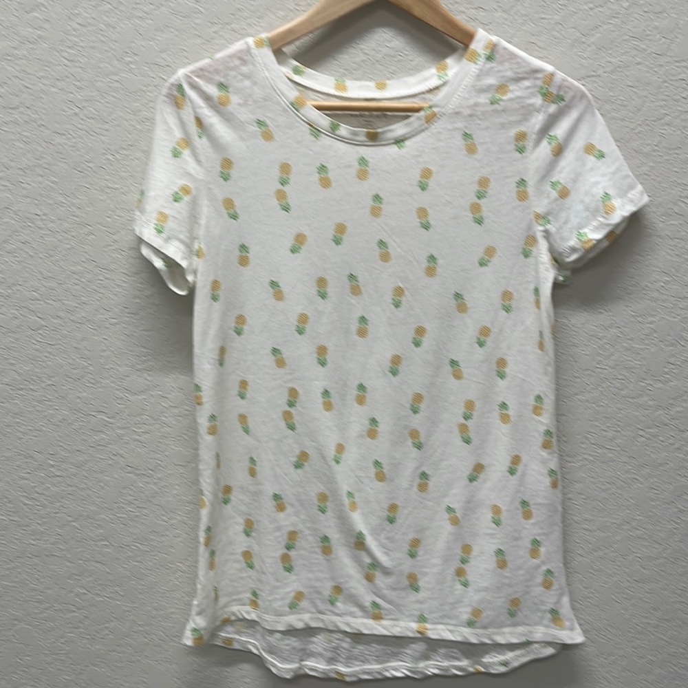 Pineapple Motif Tee T-shirt